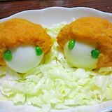 キイコドモダケ☆かぼちゃと玉子のサラダ